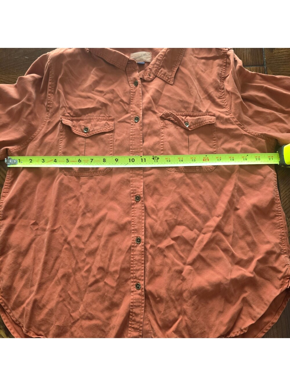 Universal Thread rust button-up shirt - Picture 6 of 6